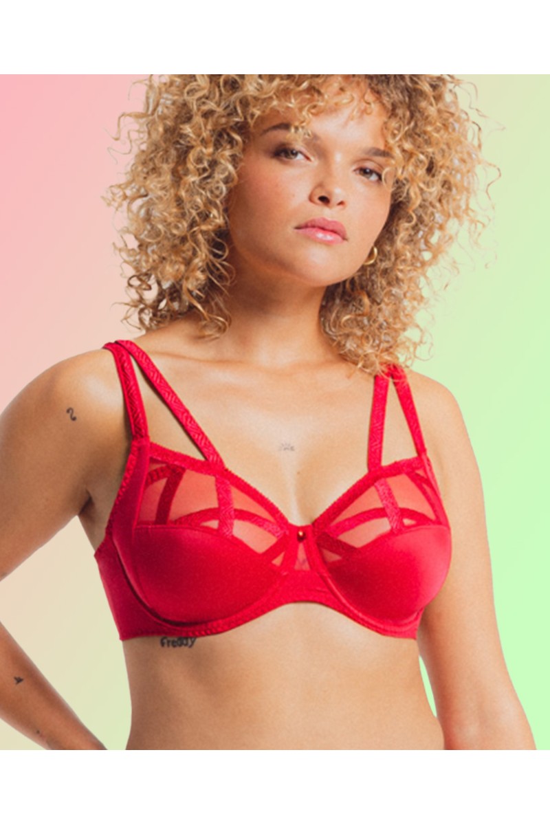 Série - Soutien-gorge - Rouge - 47101