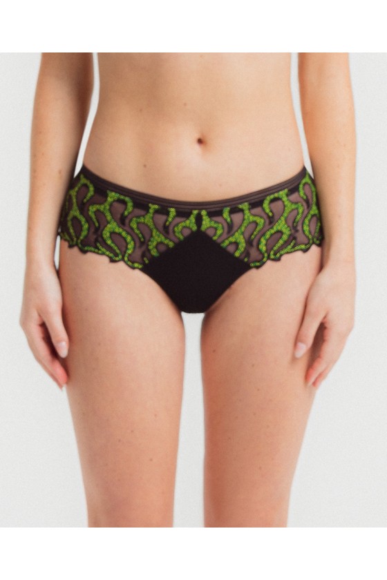 Burning Love - Brief - Noir et vert 51230