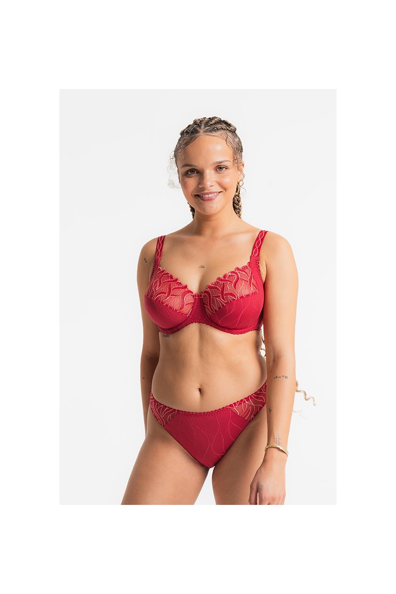 Julia - Soutien-gorge avec armature - Rouge à lèvres - 47701