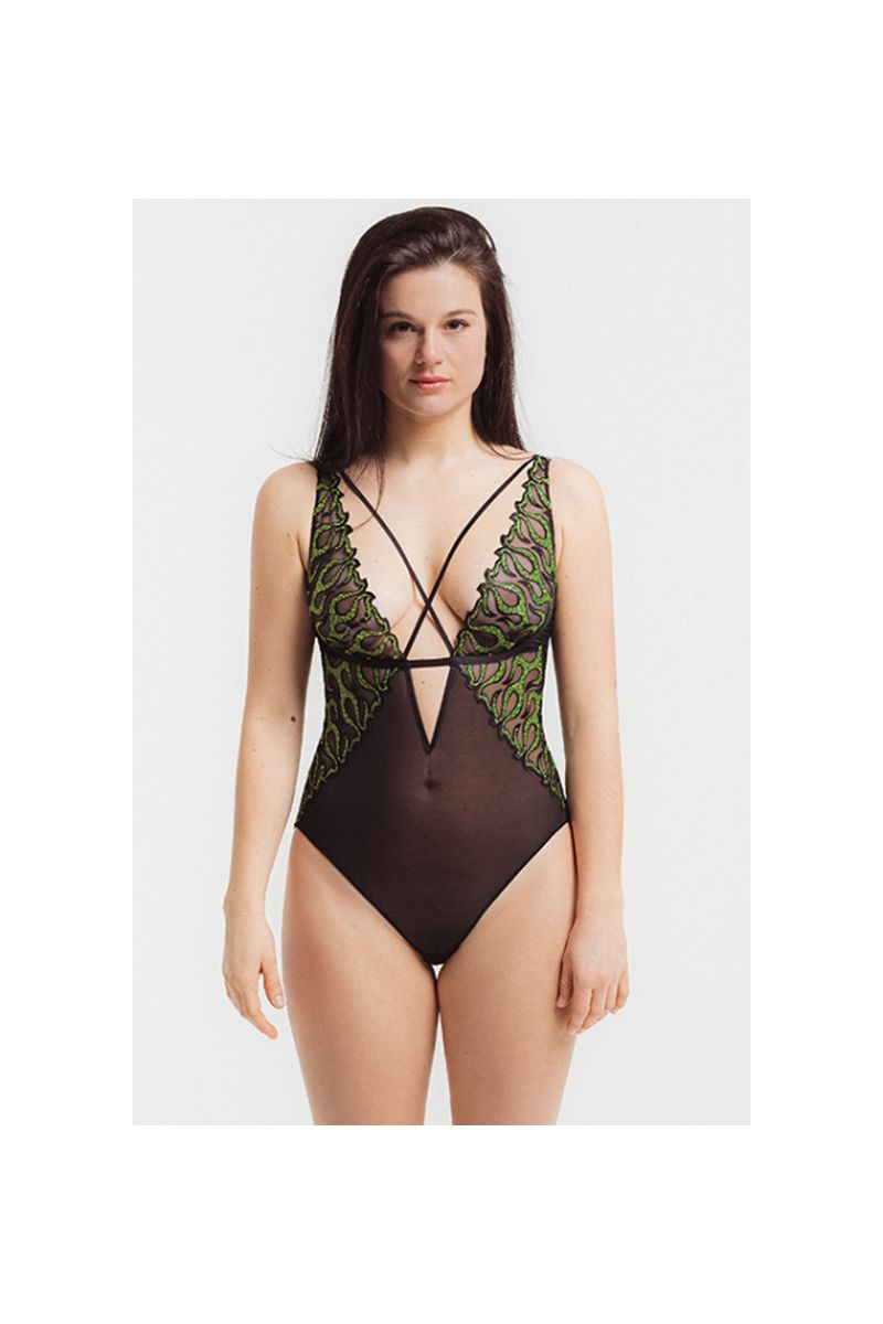Burning Love - Body - Noir Vert 51290