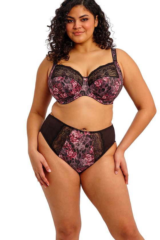 Morgan – Soutien-gorge emboîtant avec armatures noir et pourpre – AH25 – EL4110