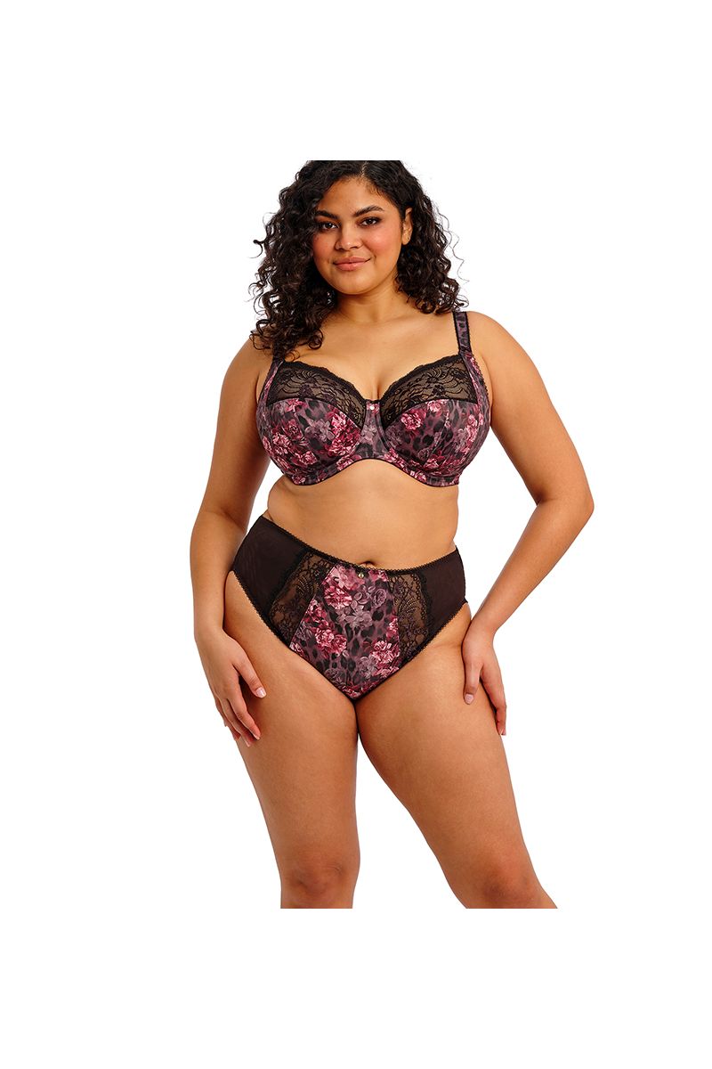 Morgan – Soutien-gorge emboîtant avec armatures noir et pourpre – AH25 – EL4110