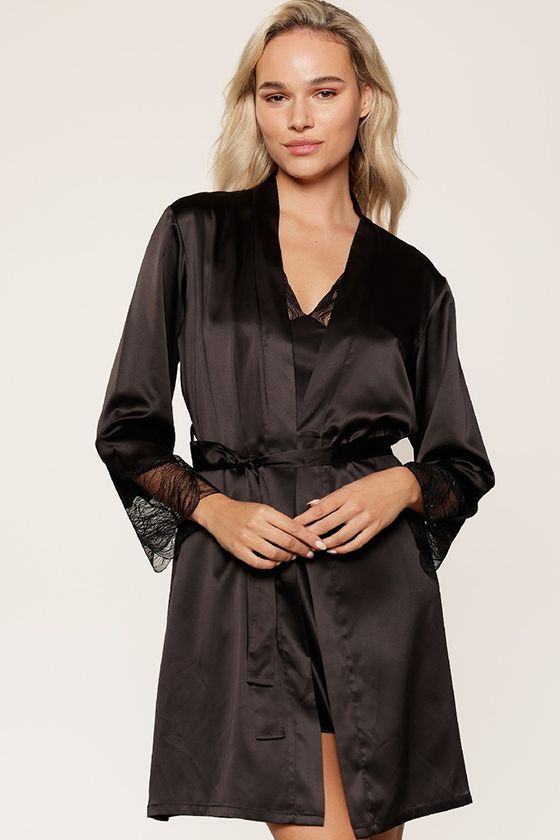 Zwart – Kimono noir – Éphémère – 8005KM