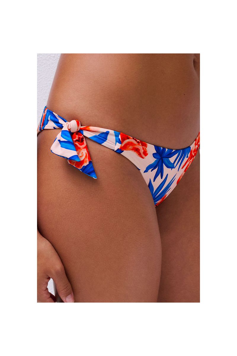 Sauvage – Culotte bikini motif fleur de laurier – C17UA6